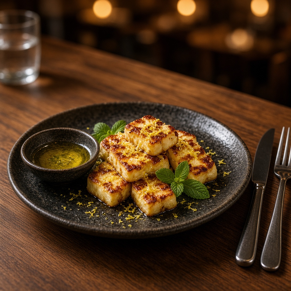 Halloumi grillé
